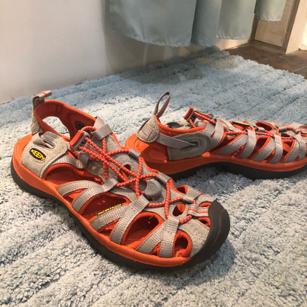 Keen waterproof sandals.